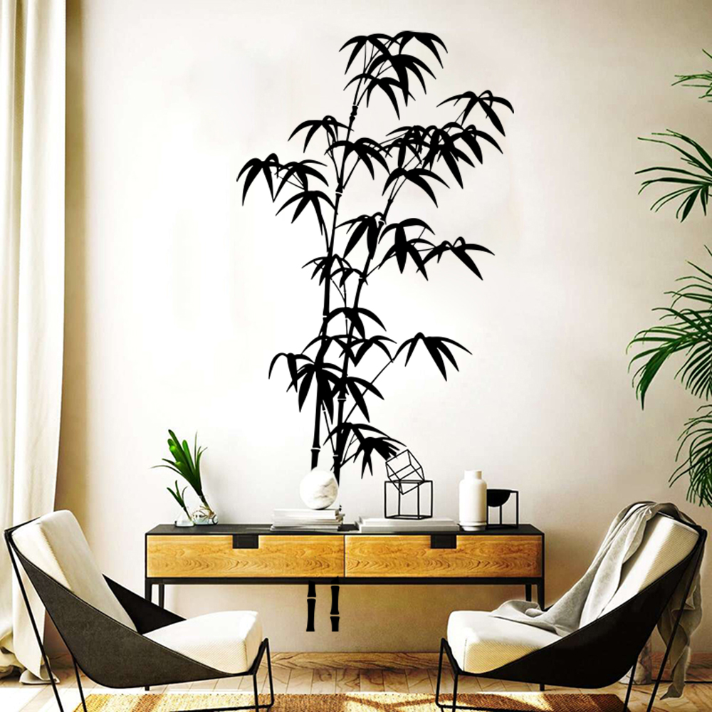 Office Furniture Wholesale - Large Bamboo Tree Wall Sticker Bathroom