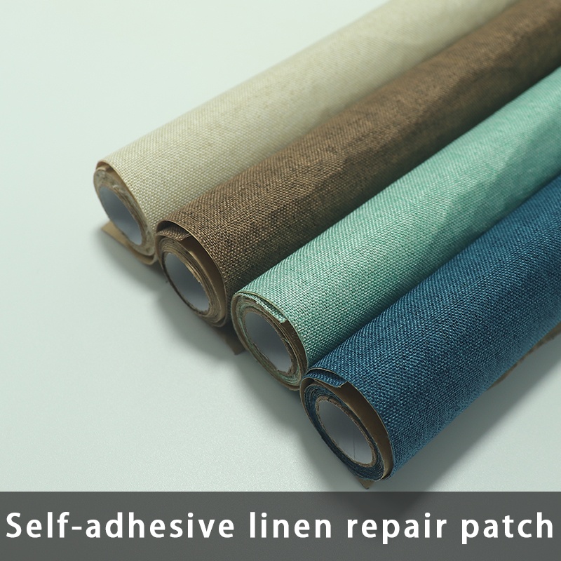 Office Furniture Repair - Self Adhesive Linen Fabric Roll Linen