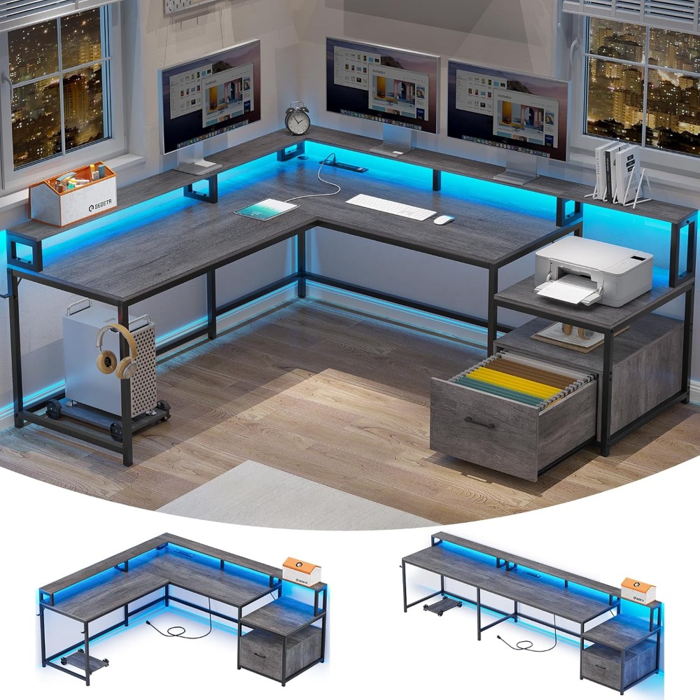 Office Furniture Wholesale - L Shaped Desk, 66