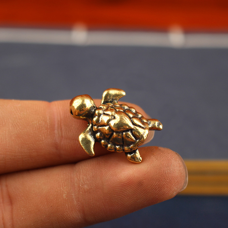 Office Furniture Wholesale - Brass Turtle Figurine​ - Vintage Tortoise