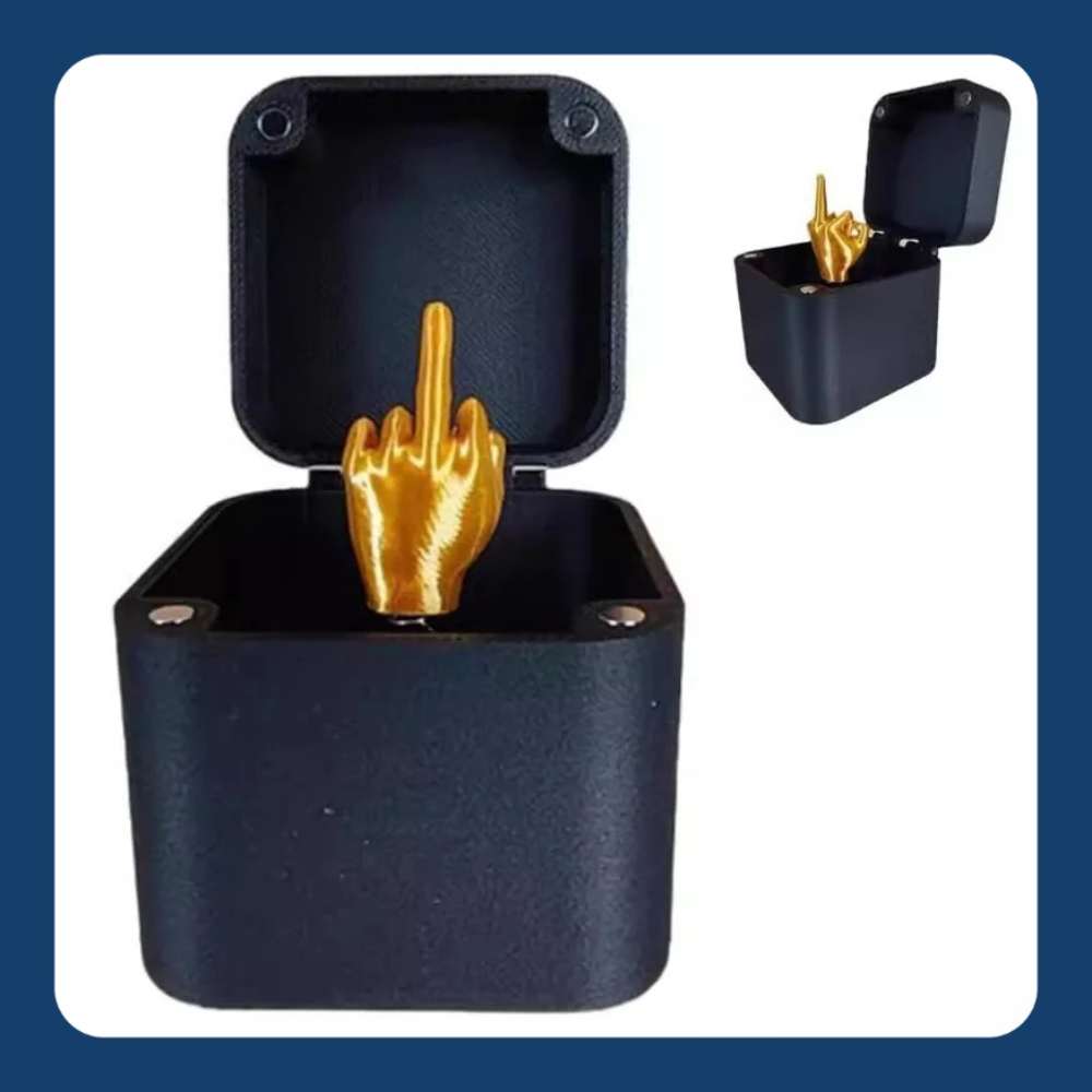 Office Furniture Table - .Christmas Interesting Prank Gift Middle Finger