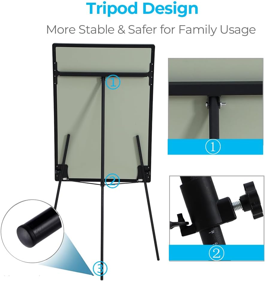 36x24 Magnetic Whiteboard Ease - Whiteboard Easel Tripod のレビューと価格