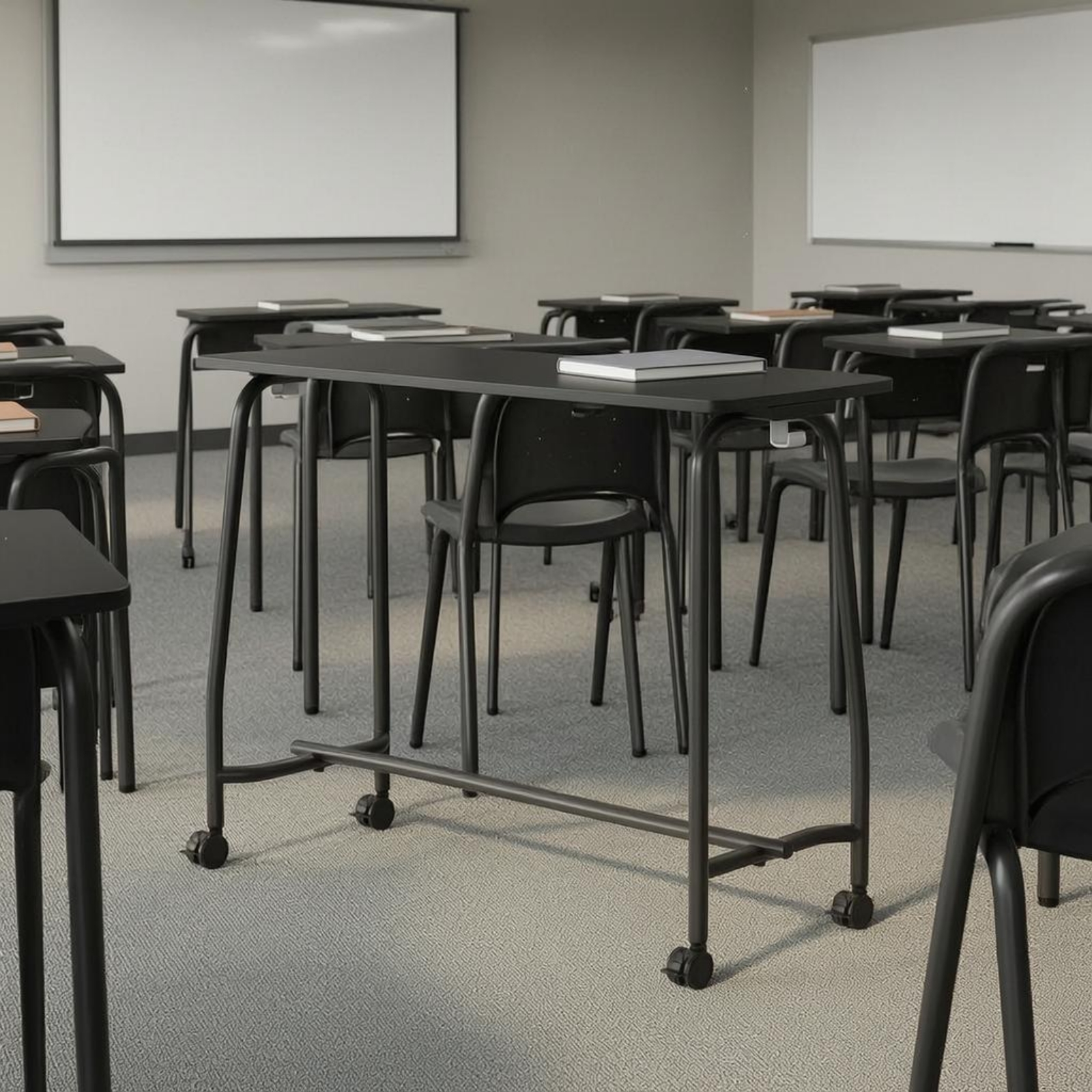 Mobile Training Desk Flat Tabl - Office Furniture Table のレビューと価格