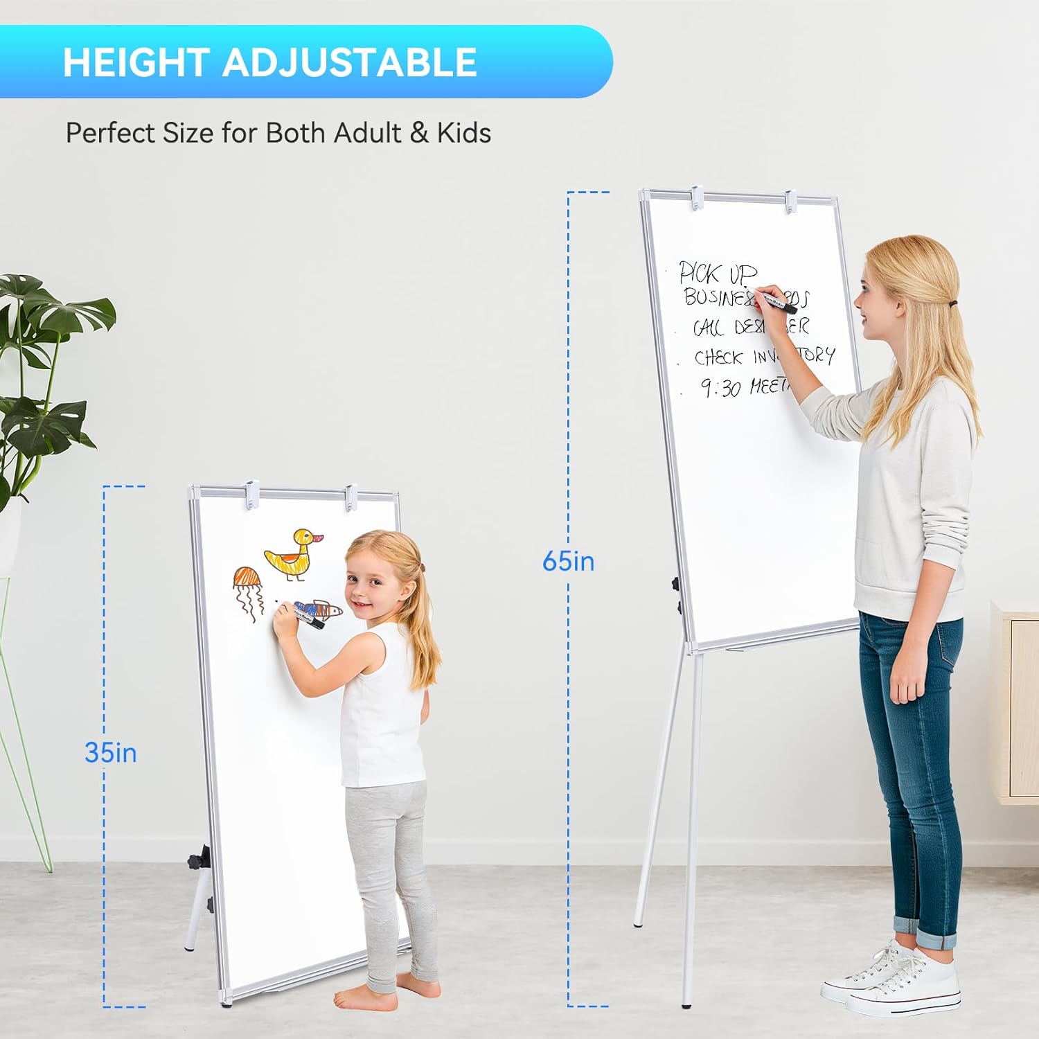 Magnetic Portable Dry Erase Ea - Whiteboard Easel Tripod のレビューと価格