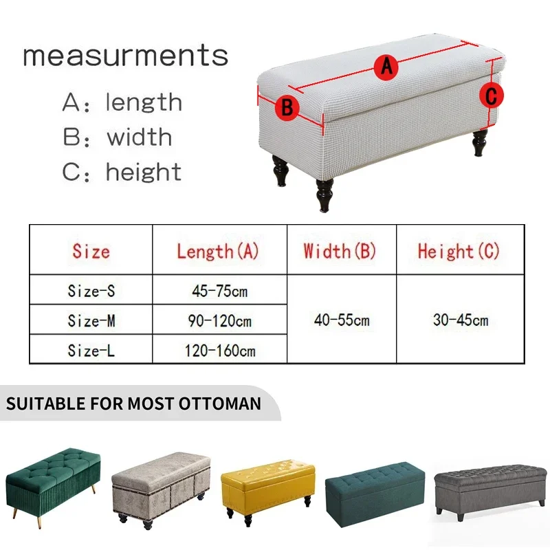 1PC Soft Velvet Storage Stool  - Office Furniture Dimensions のレビューと価格