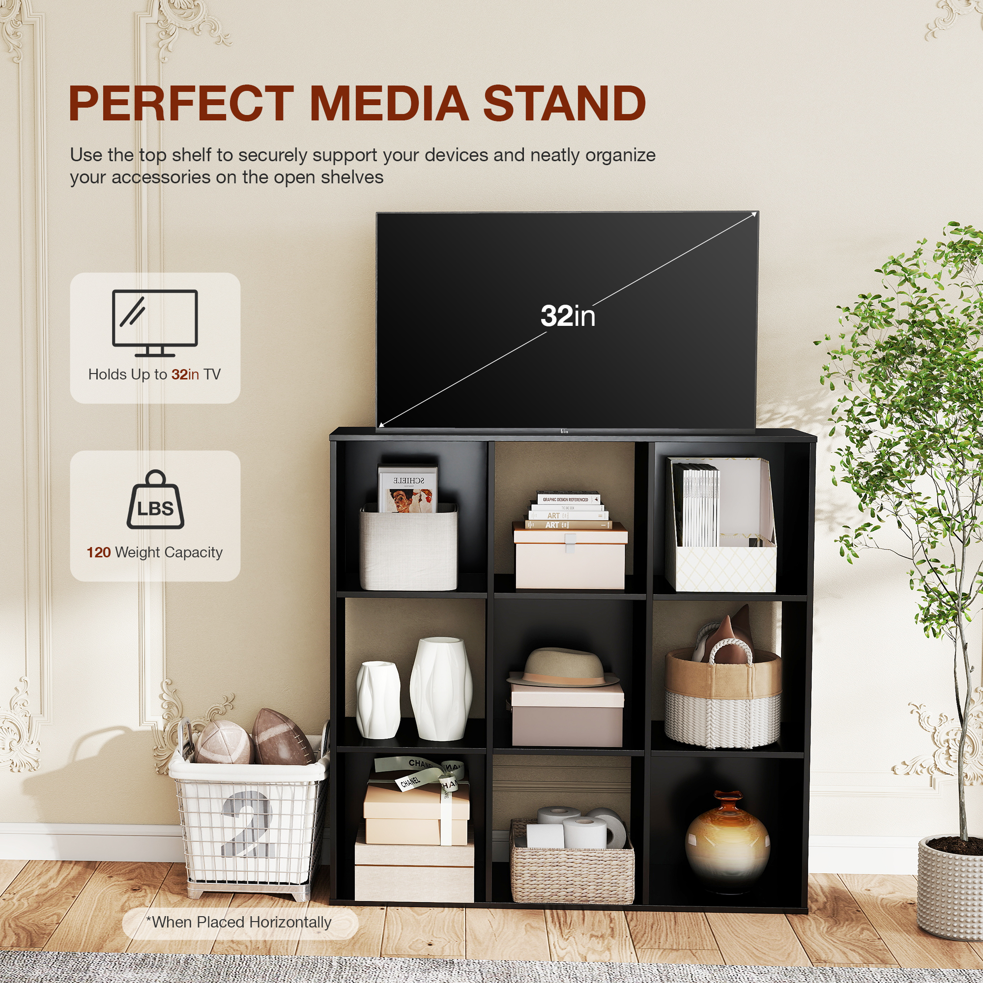 JHK 9 Cube Storage Organizer W - Office Furniture Dimensions のレビューと価格