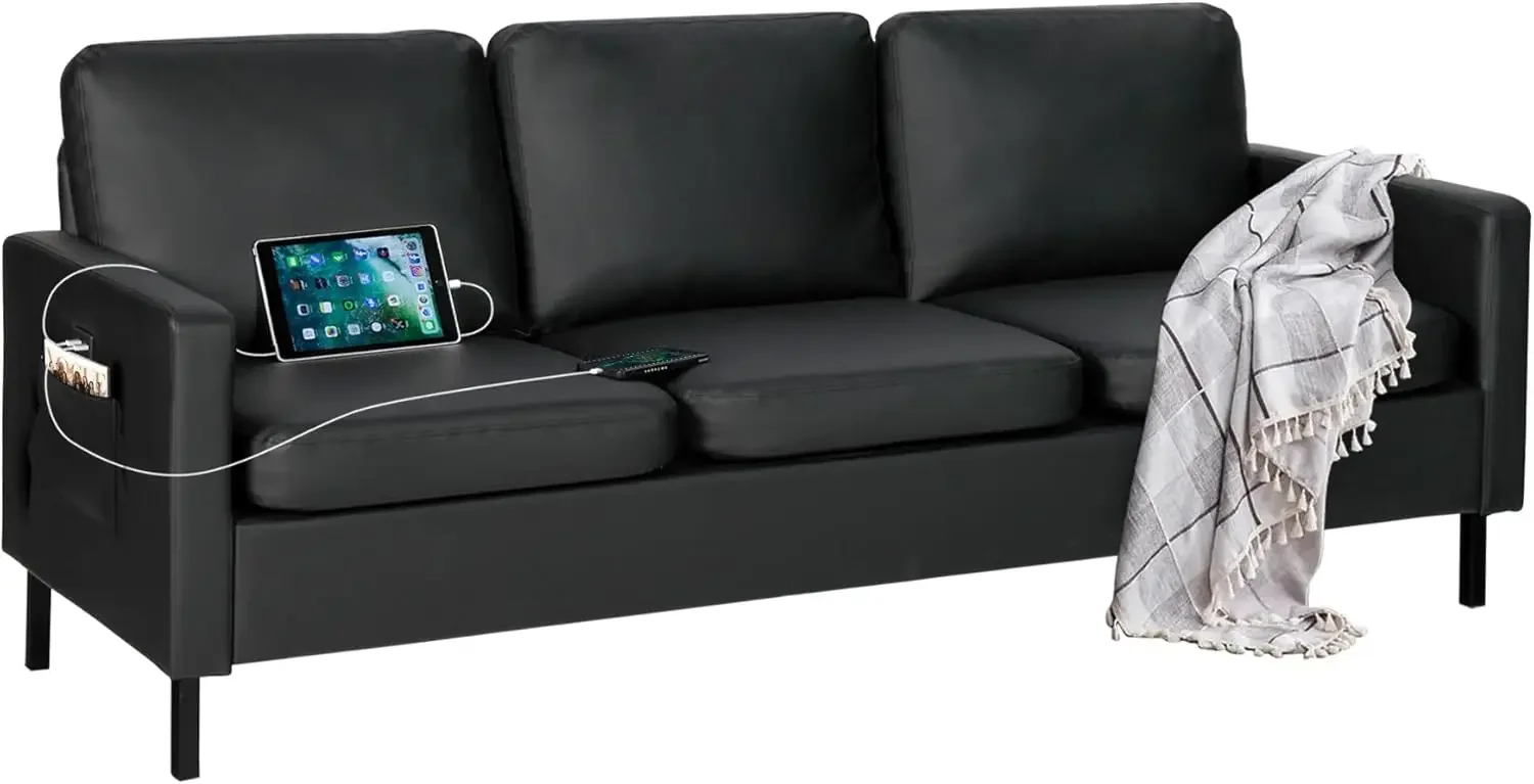 Modern Comfy Couch with  USB,  - Office Furniture Dimensions のレビューと価格