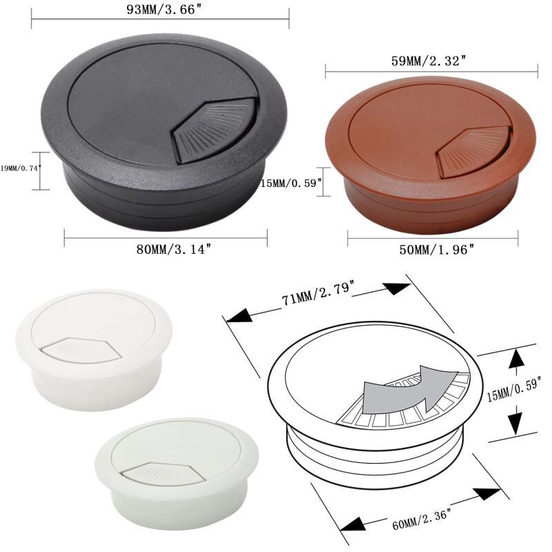 1Pcs Cable Hole Cover Cord Gro - Office Furniture Wholesale のレビューと価格