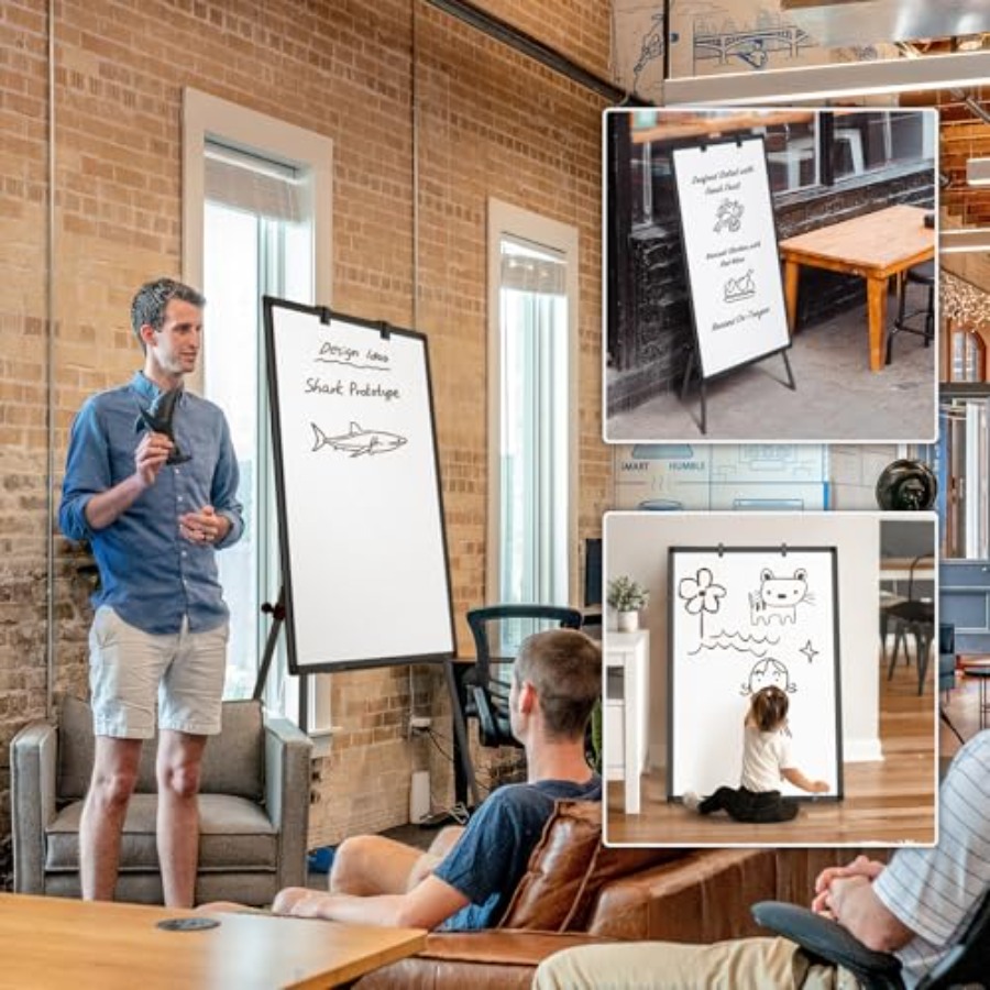 Easel Whiteboard - Magnetic Po - Whiteboard Easel Tripod のレビューと価格