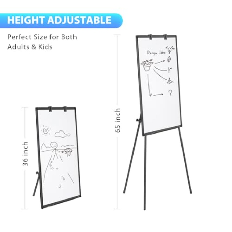 Easel Whiteboard - Magnetic Po - Whiteboard Easel Tripod のレビューと価格