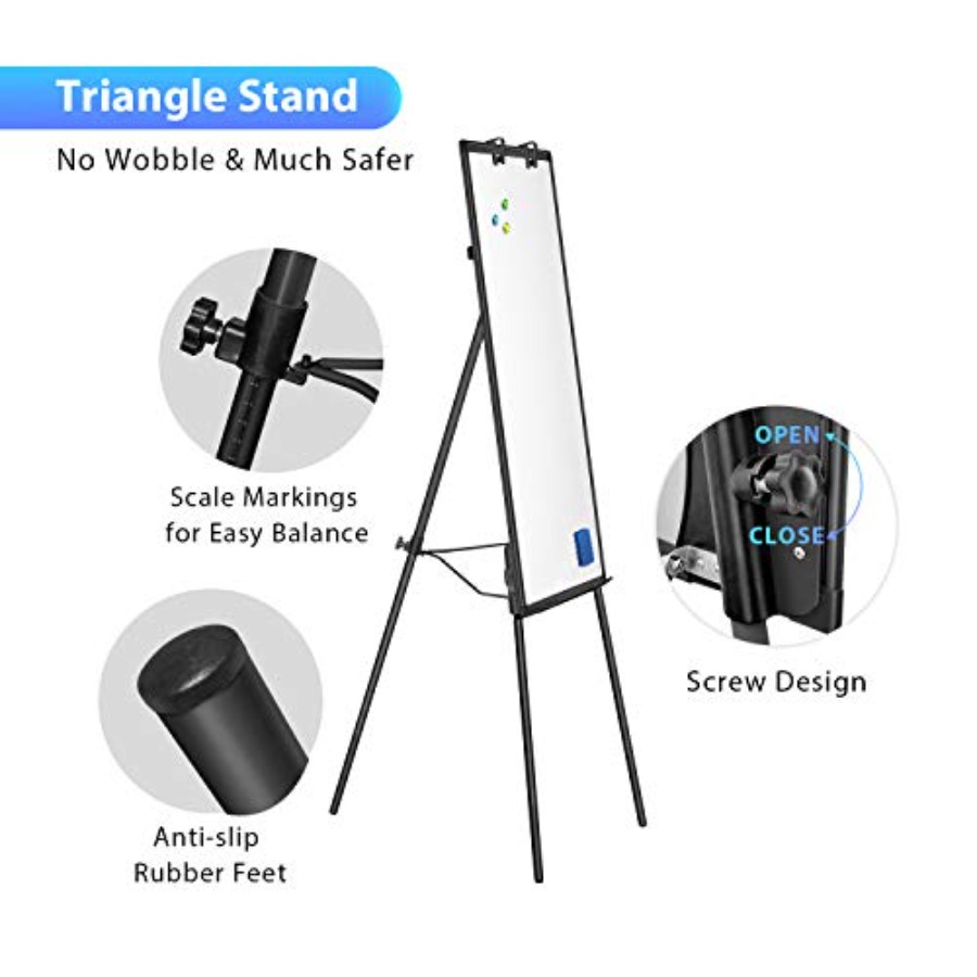 Easel Whiteboard - Magnetic Po - Whiteboard Easel Tripod のレビューと価格
