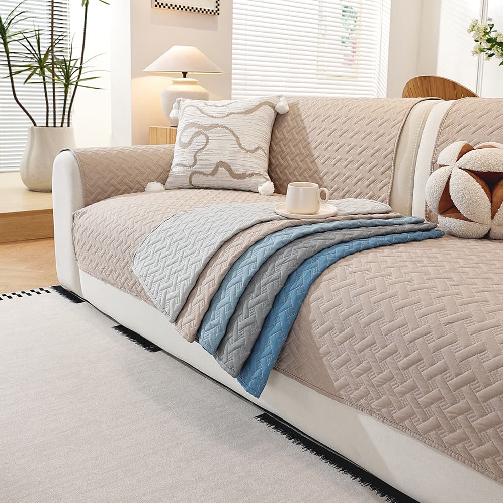 Pure color twill anti-slip sof - Office Furniture Dimensions のレビューと価格