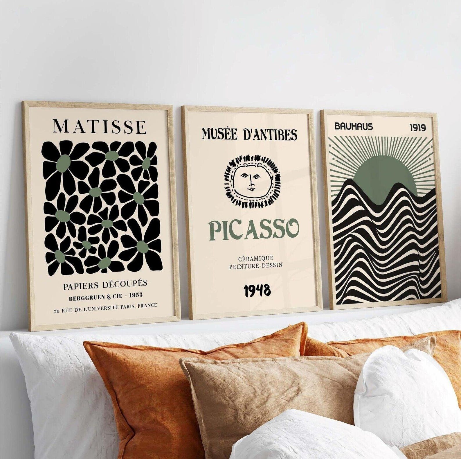 3pcs/set Retro Matisse Canvas  - Office Furniture Wholesale のレビューと価格
