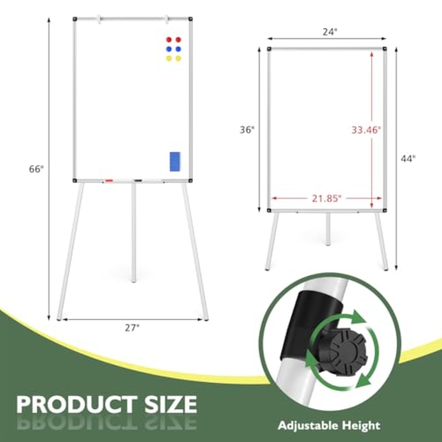 Magnetic Whiteboard Easel Stan - Whiteboard Easel Tripod のレビューと価格