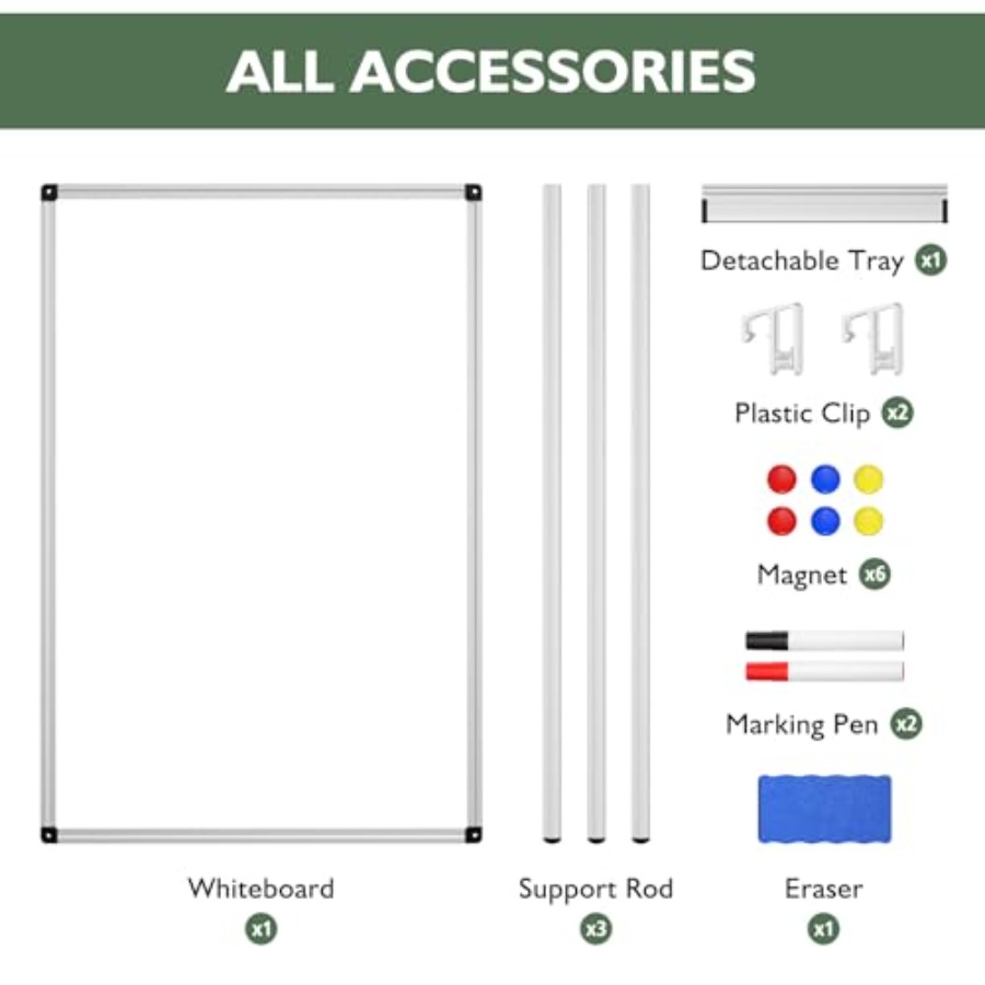 Magnetic Whiteboard Easel Stan - Whiteboard Easel Tripod のレビューと価格