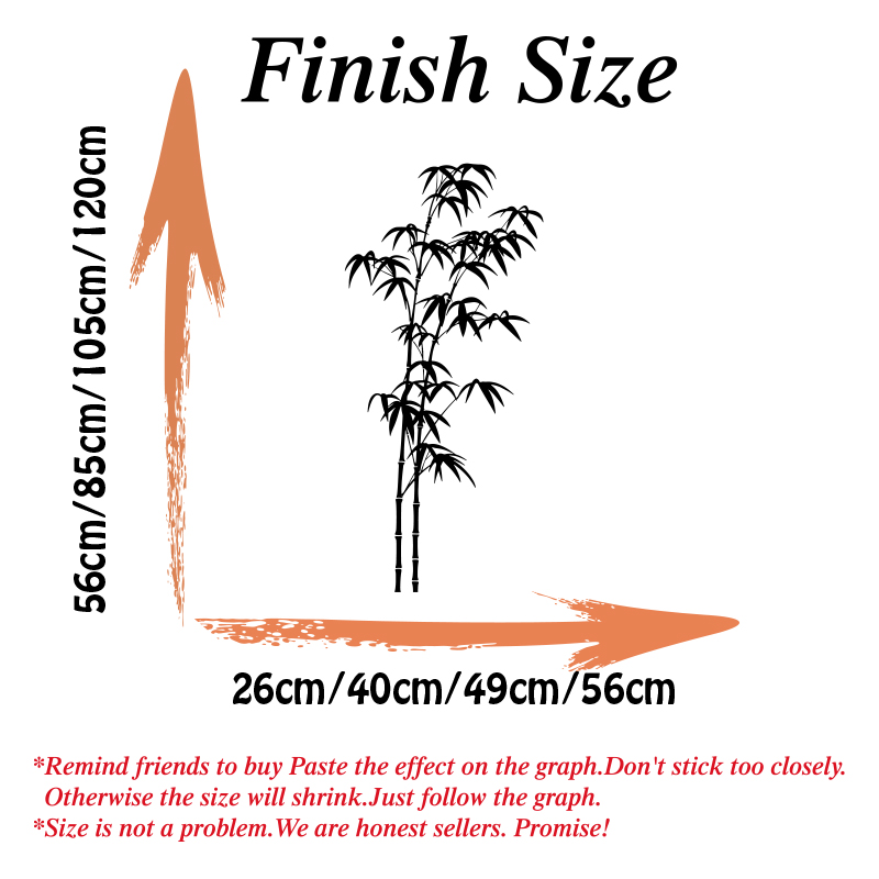 Large Bamboo Tree Wall Sticker - Office Furniture Wholesale のレビューと価格