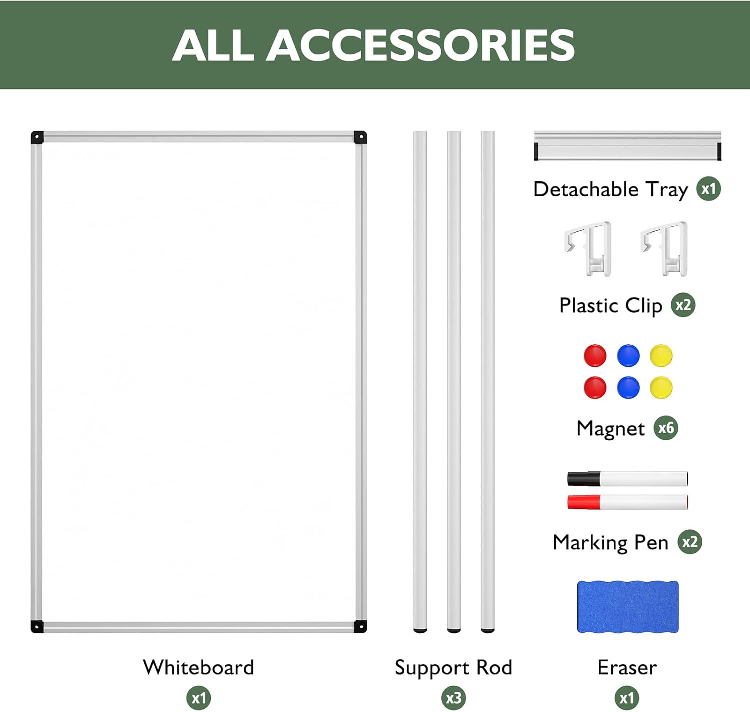 36x24 Magnetic Whiteboard Ease - Whiteboard Easel Tripod のレビューと価格