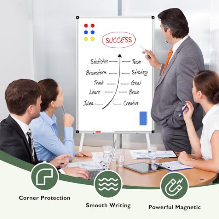 Magnetic Whiteboard Easel Stan - Whiteboard Easel Tripod のレビューと価格