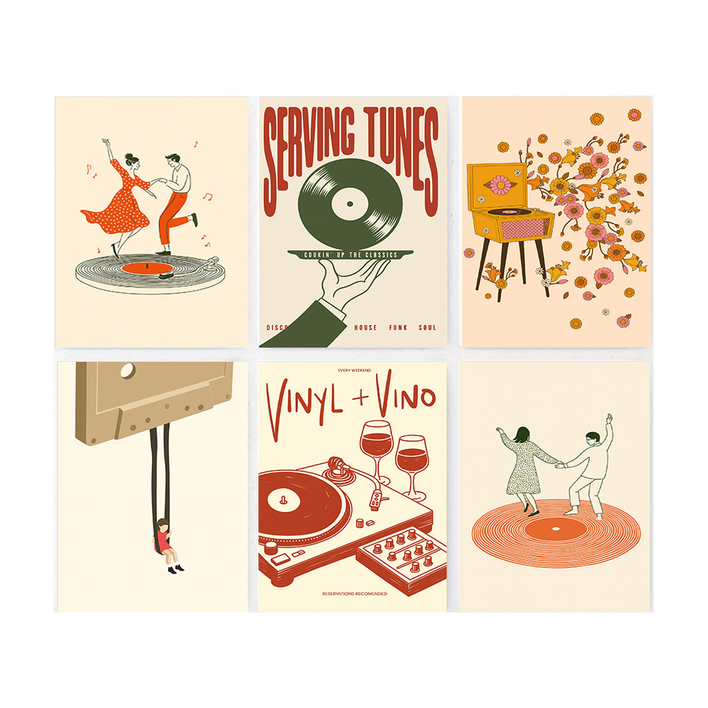 1pc Vintage Music Canvas Poste - Office Furniture Direct のレビューと価格