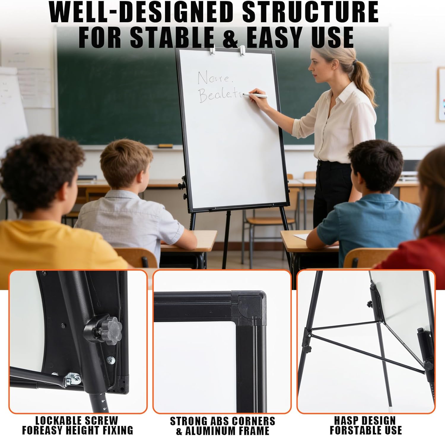 Stand White Board, Magnetic Wh - Whiteboard Easel Tripod のレビューと価格