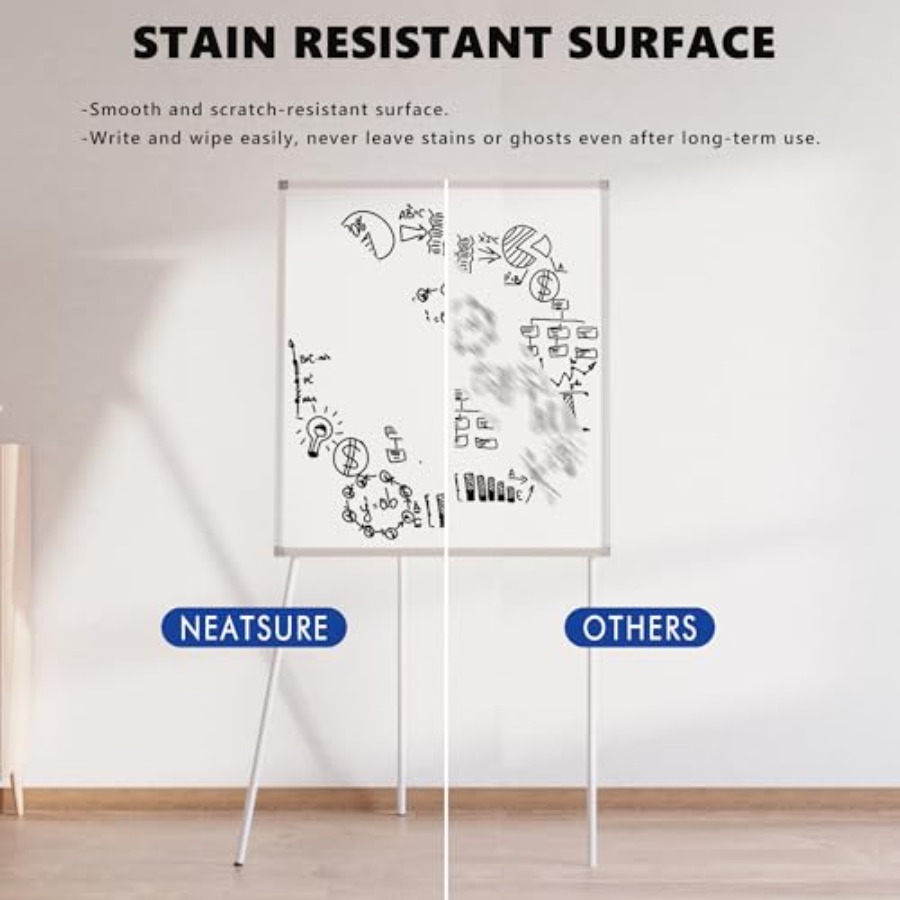 Portable 36 x 24 Whiteboard Ea - Whiteboard Easel Tripod のレビューと価格
