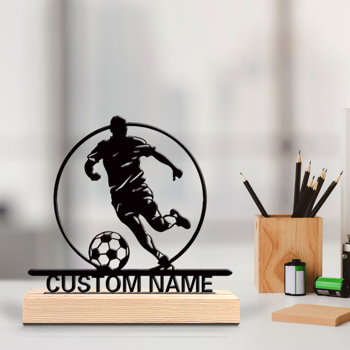 Custom Soccer Player Metal Sta - Office Furniture Direct のレビューと価格