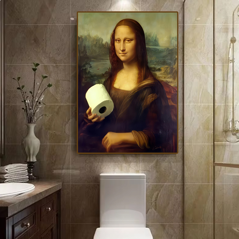 1pc Funny Abstract Bathroom To - Office Furniture Direct のレビューと価格