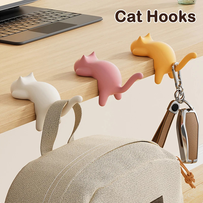 2/3pcs Cat Backpack Hook, Offi - Office Furniture Table のレビューと価格