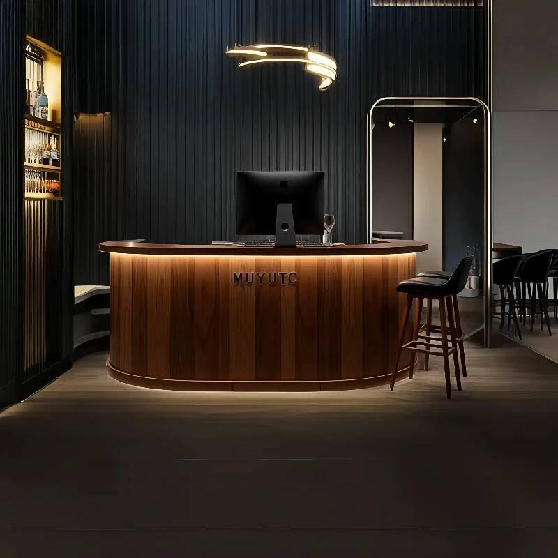 Wood Service Reception Desks C - Office Furniture Services のレビューと価格