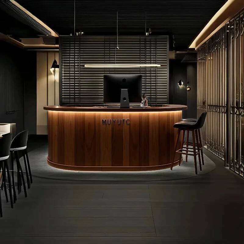 Wood Service Reception Desks C - Office Furniture Services のレビューと価格